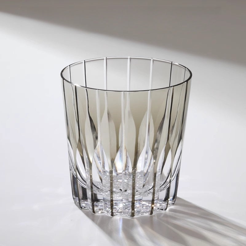 KAGAMI Edo Kiriko Crystal Luxury Starburst Whiskey Glass