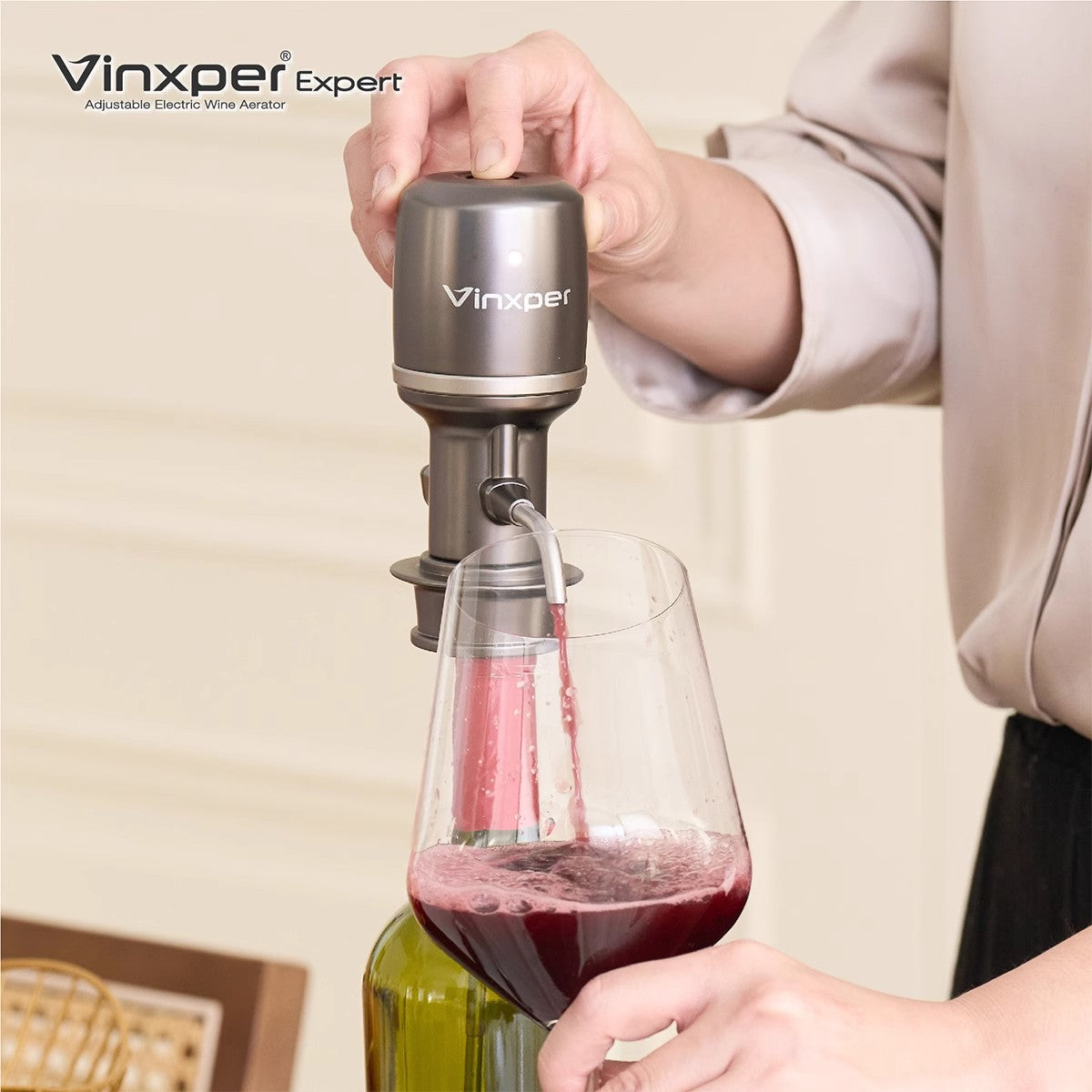 Vinxper VX8 Adjustable Electric Wine Aerator