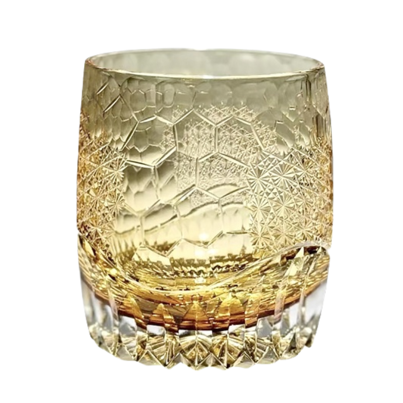 CALLURE Snow Ice Light Edo Kiriko Whiskey Glass Goglasscup