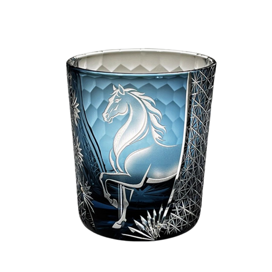 Edo Kiriko Handcrafted Meiba Whisky Glass