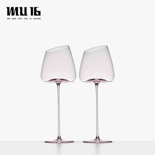 MU16 Flamingo Red Wine Cup Lead-Free Crystal Goblet