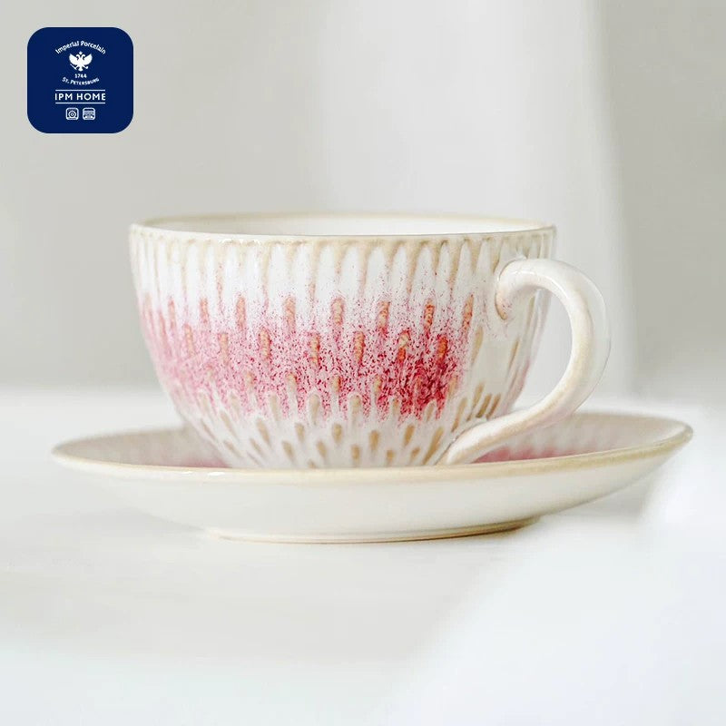 LOMONOSOV IPM HOME Premium Coffee Cup – Land Art Flowing Sand Collection
