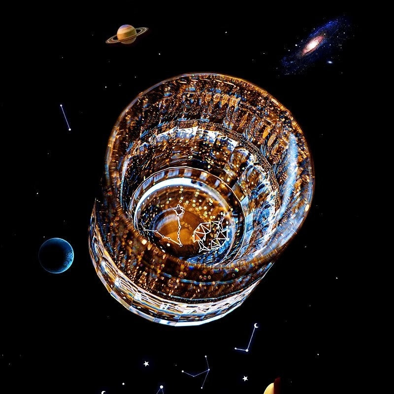 European Crystal 12 Zodiac Signs Whiskey Glass GoGlassCup