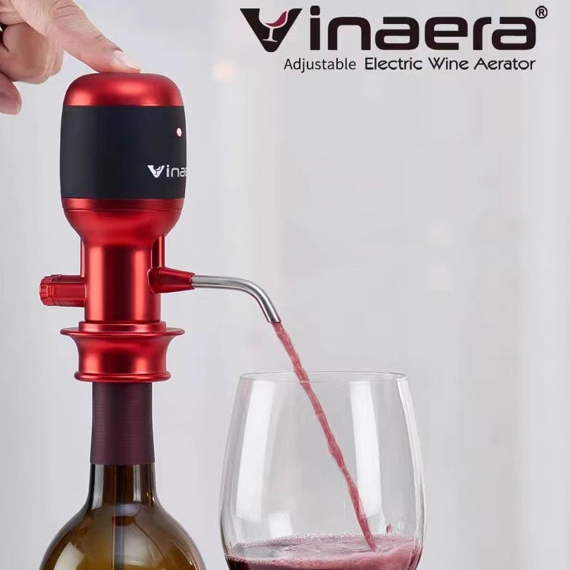 Vinaera Pro Mv7 Adjustable Electric Wine Aerator - Goglasscup
