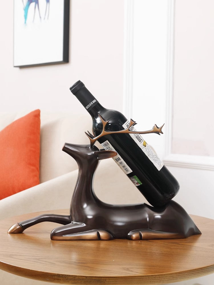 GoGlassCup Pure Copper Deer Wine Rack Goglasscup