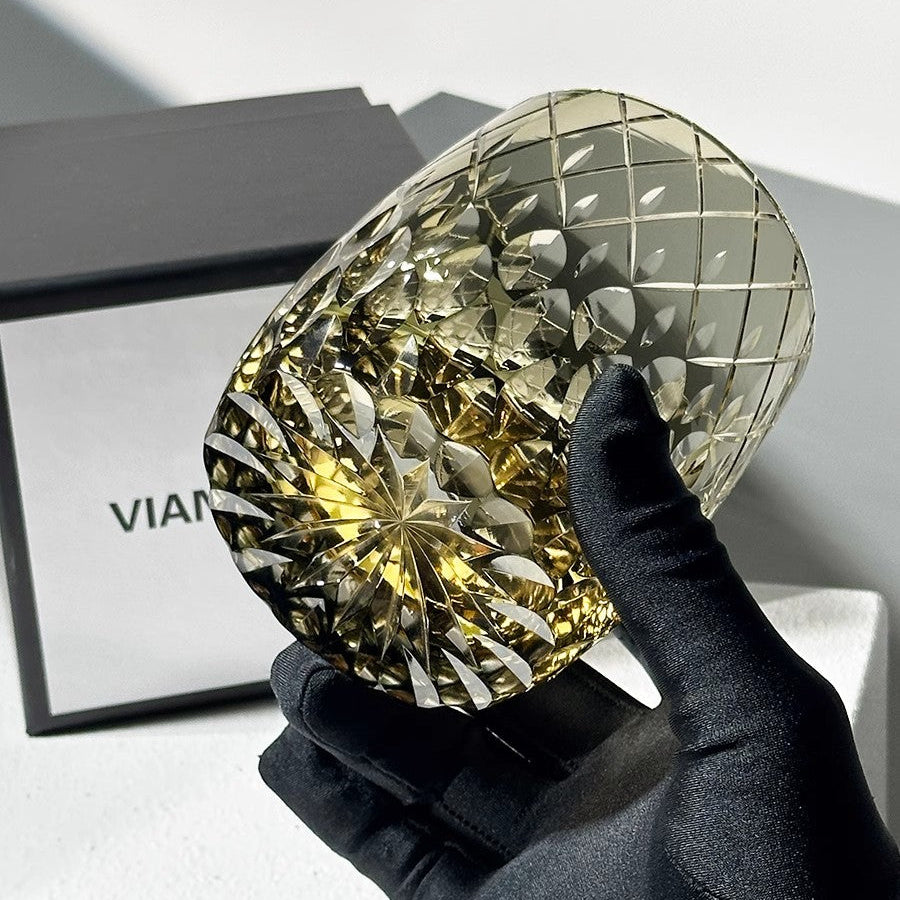 VIANASA'S Rain of Swords Crystal Whiskey Glass GoGlassCup