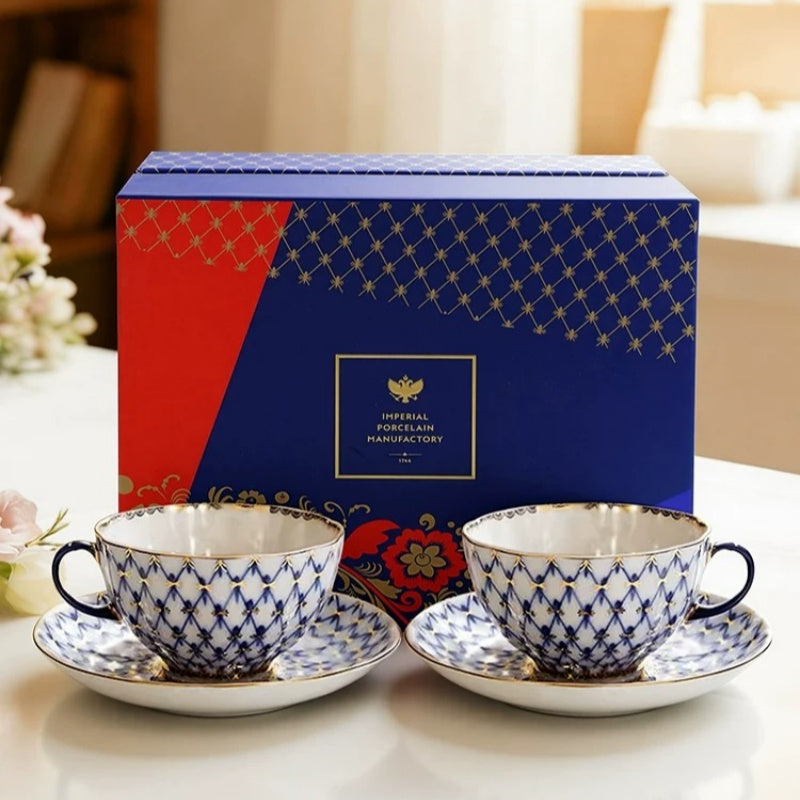 LOMONOSOV Imported Premium Coffee Cup – Exquisite European-Style Afternoon Tea Set Gift Box