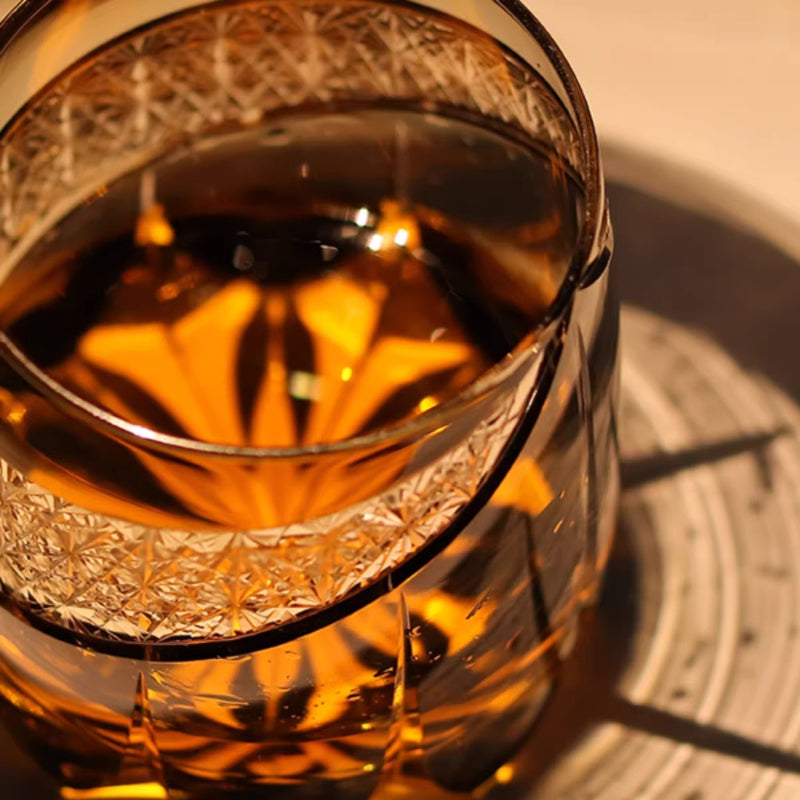 Lightning Edo Kiriko Whiskey Glass