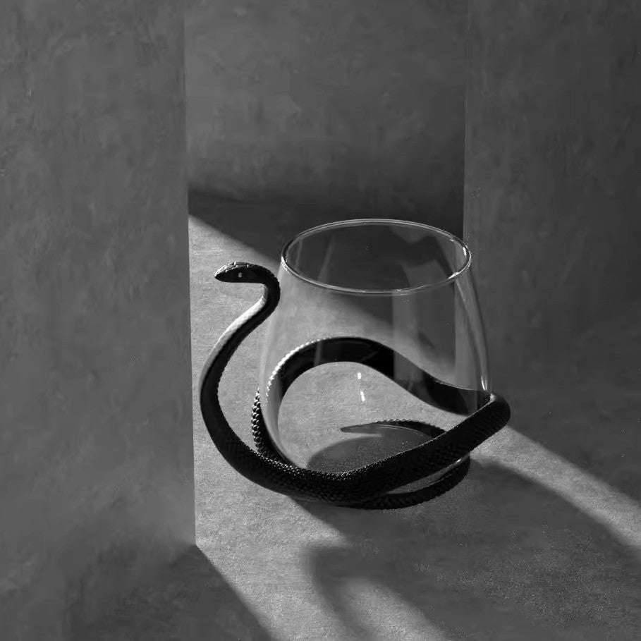 Snake and Glass Designer Wine Glasses