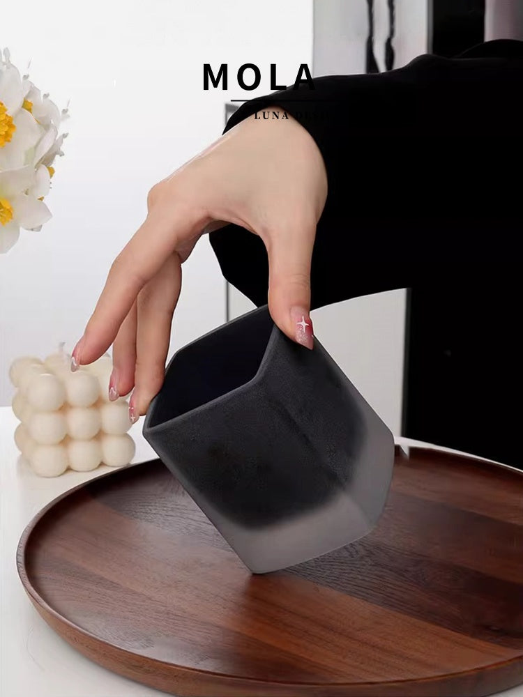 MOLA.LUNA Dark Castle Frosted Whiskey Glass - Goglasscup