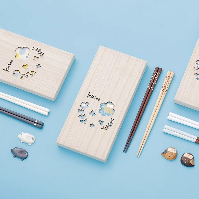 Japanese Handcrafted Wooden Chopsticks Set-KIITOS