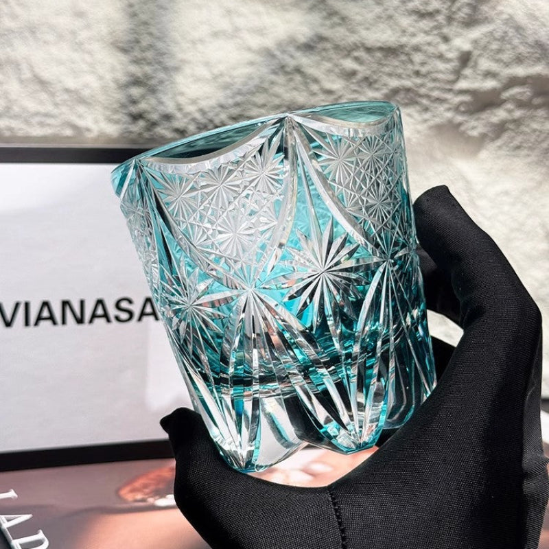 VIANASA'S The Secret Key of Lola Edo Kiriko Whiskey Glass Goglasscup
