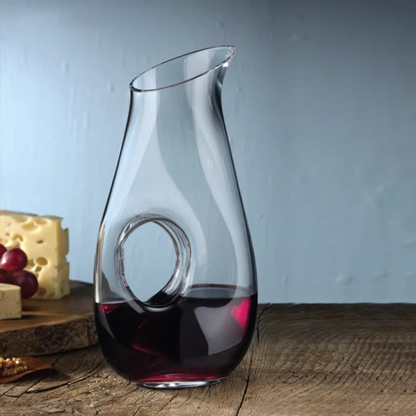 GoGlassCup Halo Crystal Wine Decanter Goglasscup