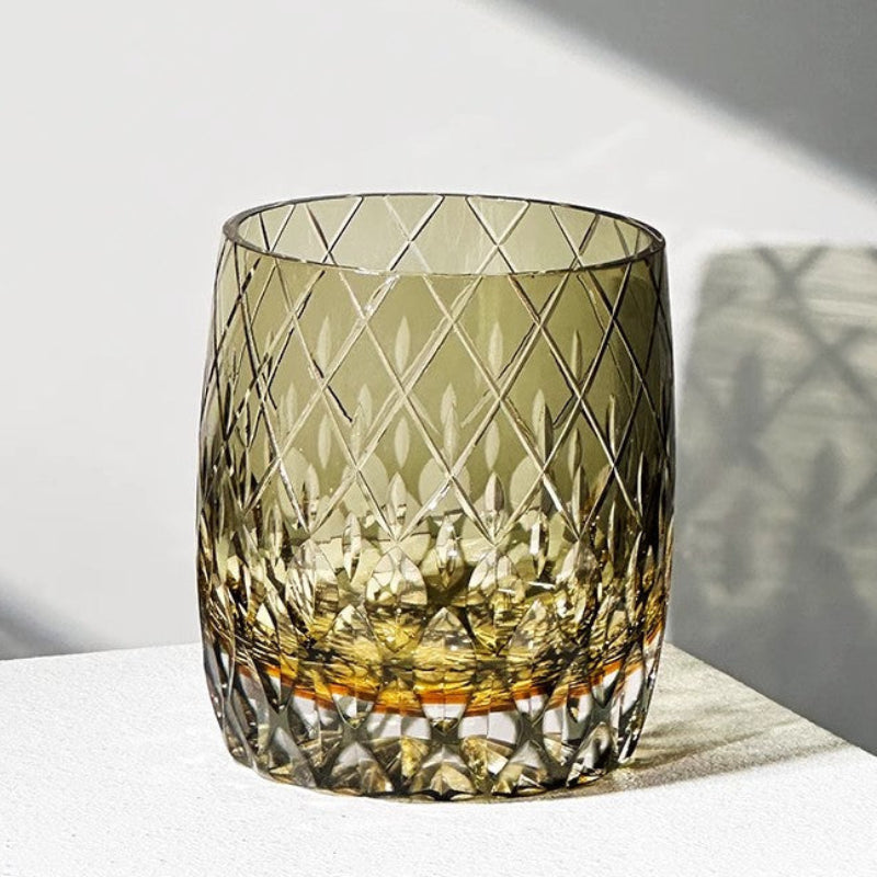 VIANASA'S Rain of Swords Crystal Whiskey Glass GoGlassCup