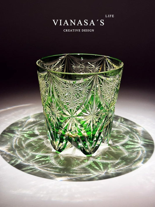 VIANASA'S The Secret Key of Lola Edo Kiriko Whiskey Glass Goglasscup