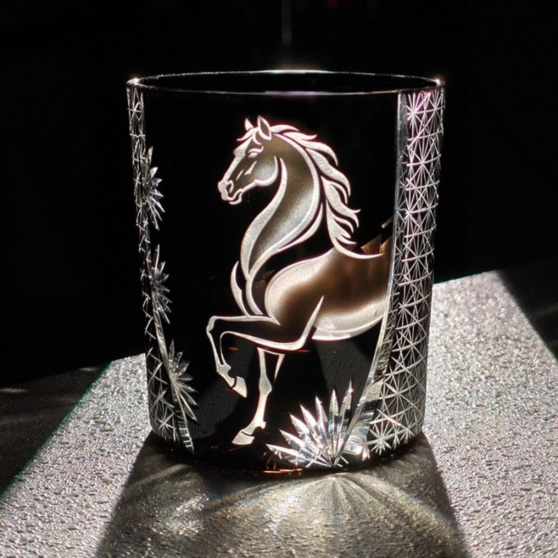 Edo Kiriko Handcrafted Meiba Whisky Glass