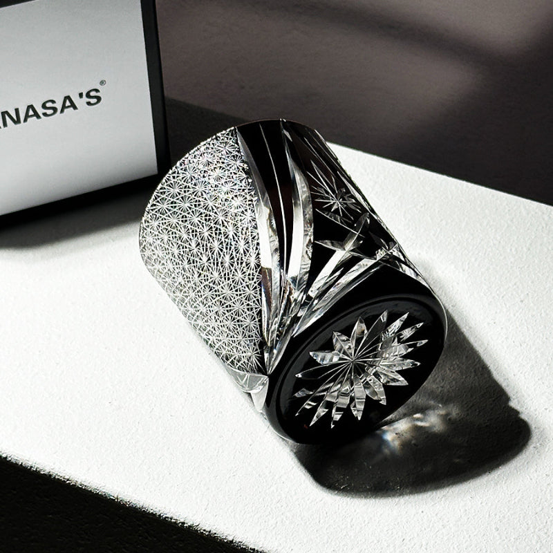 VIANASA'S Dark Collection Edo Kiriko Whiskey Glass - Goglasscup