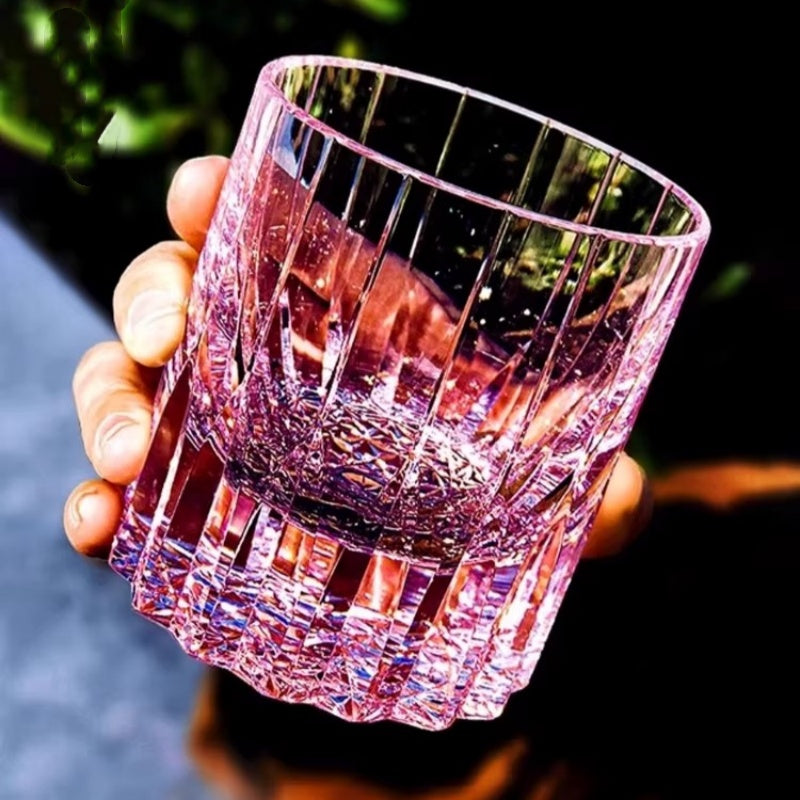 Starry Edo Kiriko K9 Crystal Whiskey Glasses