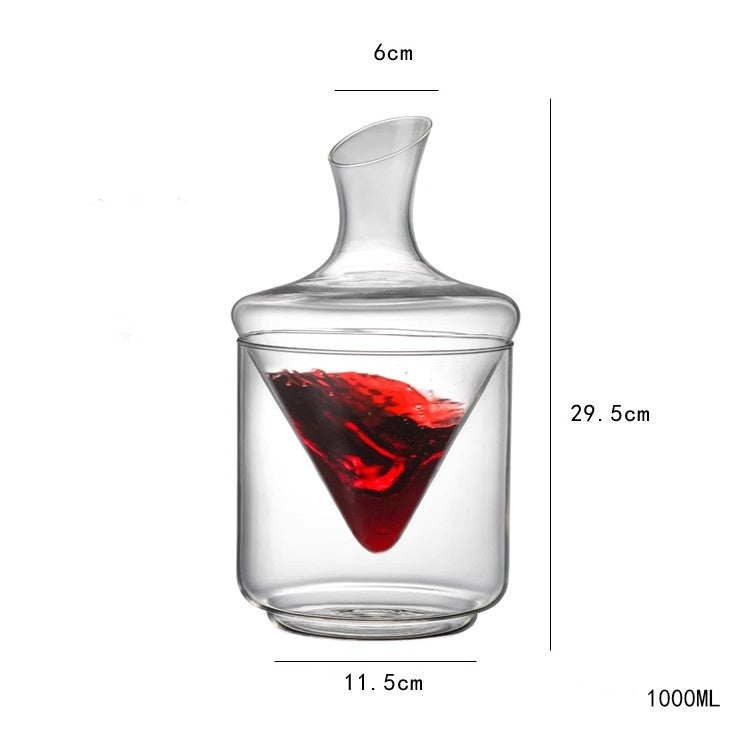 VIANASA'S Bevel Iced Wine Decanter(Mulled wine is available) - Goglasscup