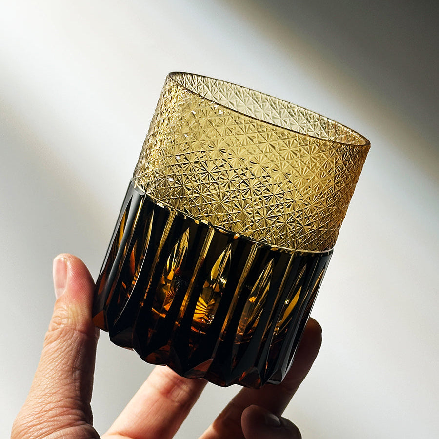 Shining Edo Kiriko Whiskey Glass