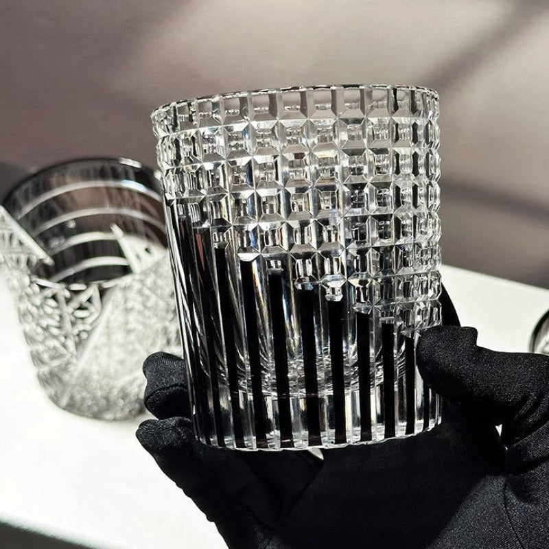 VIANASA'S Black Strings Edo Kiriko Whiskey Glass GoGlassCup