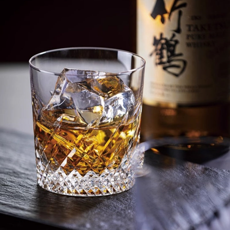 KAGAMI Edo Kiriko Whiskey Glass Twill GoGlassCup