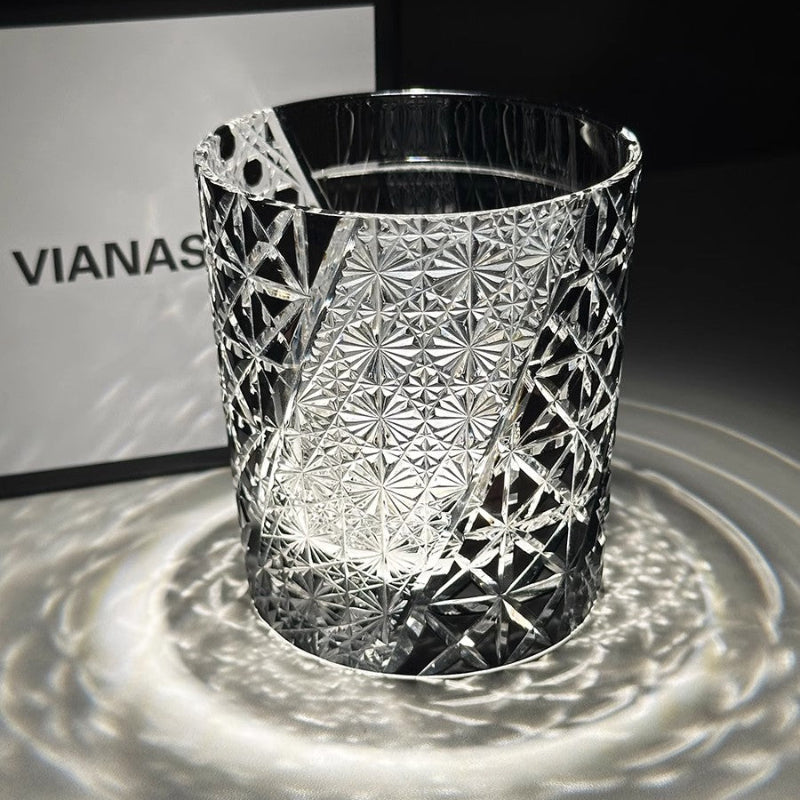 VIANASA'S Dark Collection Edo Kiriko Whiskey Glass - Goglasscup