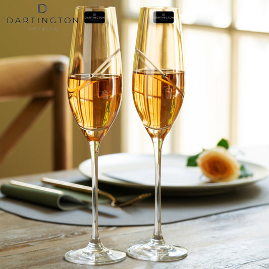 DARTINGTON Celebrate Crystal Goblet Champagne Glass - Goglasscup