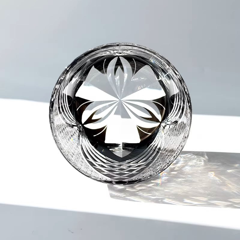 Dark Humor Edo Kiriko Whiskey Glass - Ghost