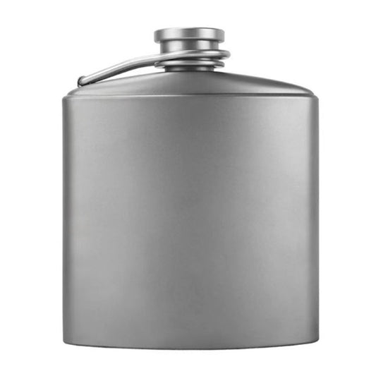 SILVERANT Pure Titanium Outdoors Hip Flask - Goglasscup