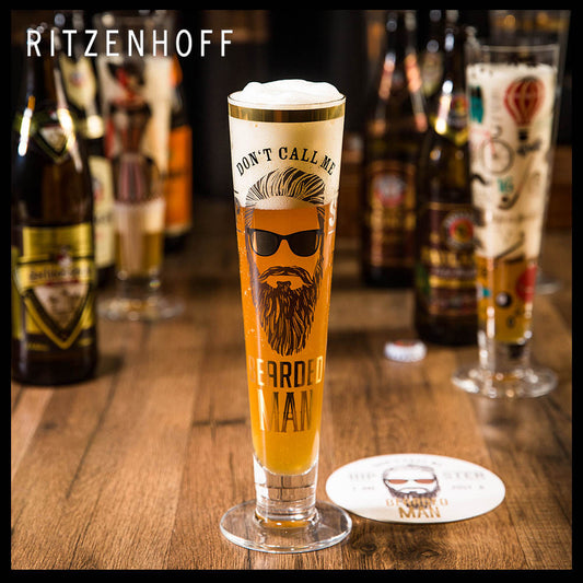 RITZENHOFF Black Label Pilsner Crystal Beer Mug