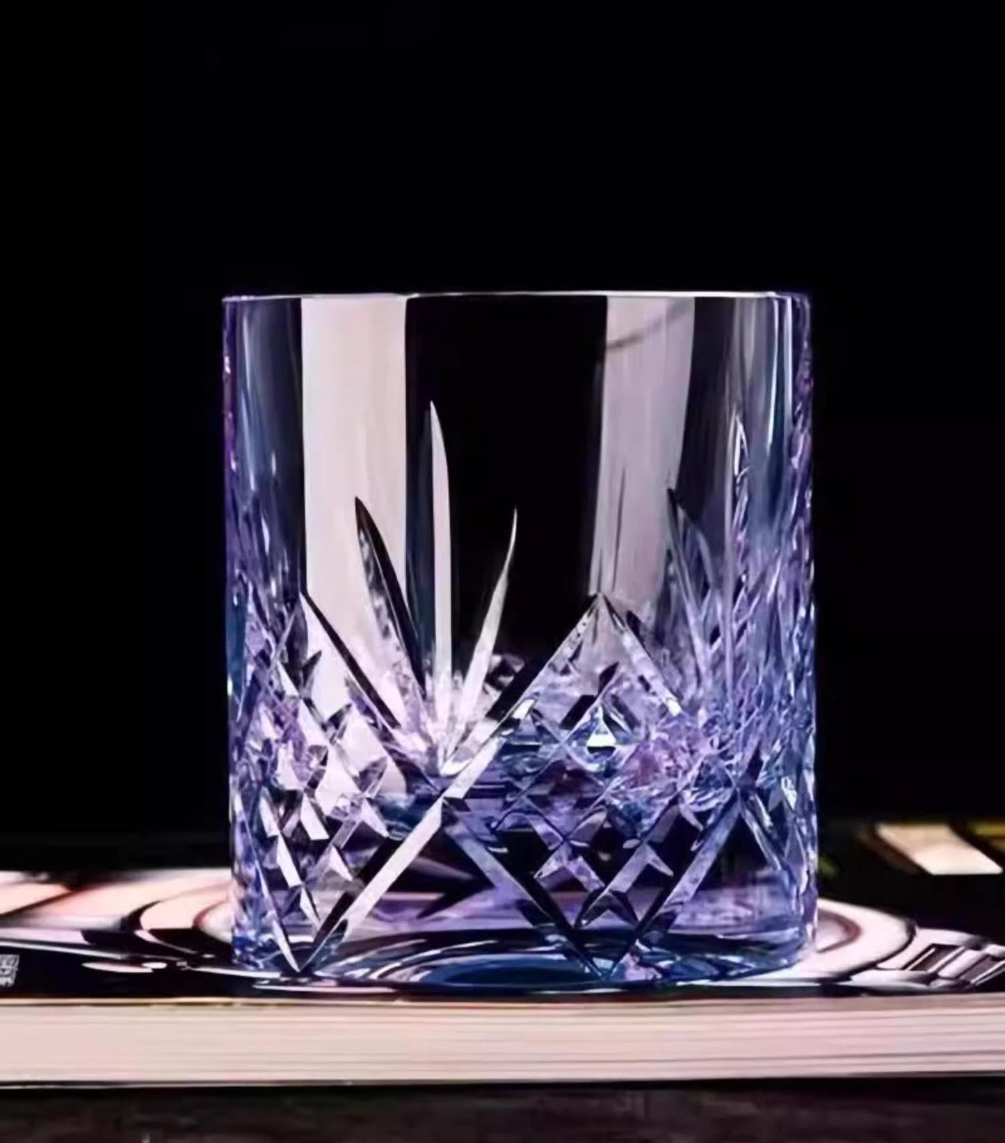 Edo Kiriko Crystal Whiskey Glasses-Psychedelic Palace GoGlassCup