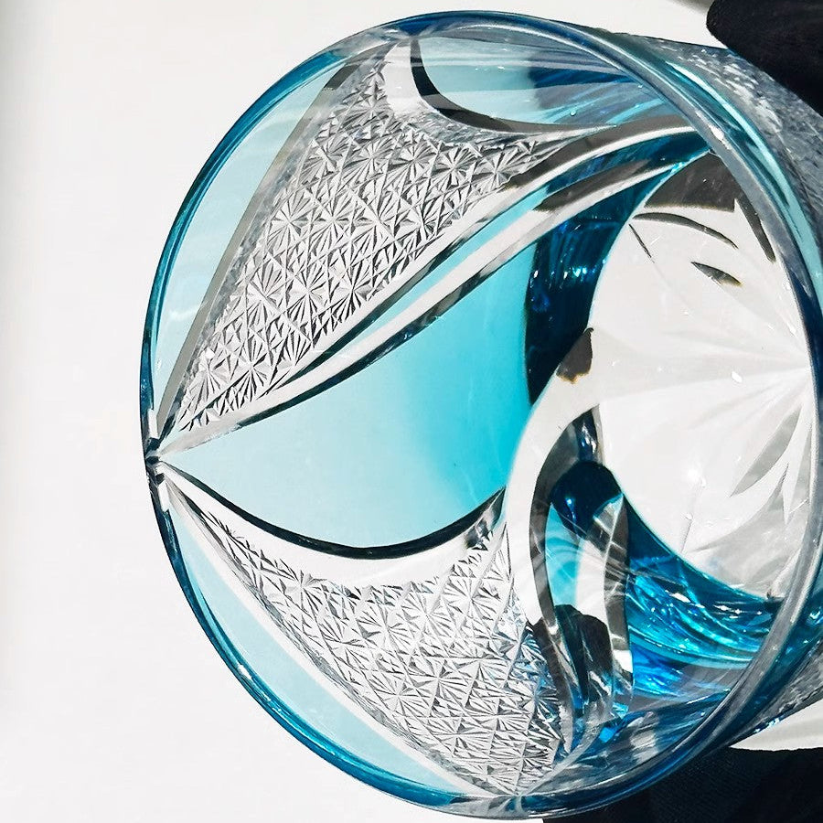 Blue Realm Edo Kiriko Whiskey Glass