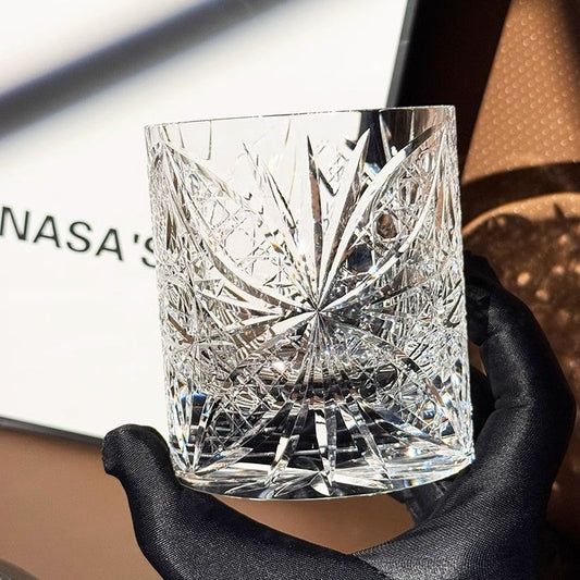 VIANASA'S Dream Butterfly Edo Kiriko Whiskey Glass - Goglasscup