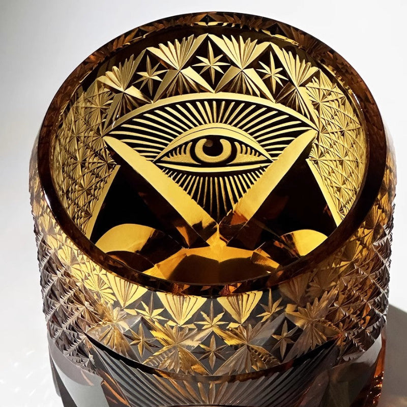 VIANASA'S God's Eye Edo Kiriko Whiskey Glass - Goglasscup