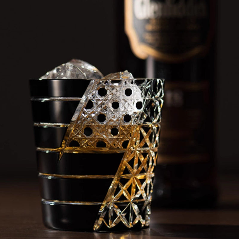 VIANASA'S Dark Collection Edo Kiriko Whiskey Glass - Goglasscup