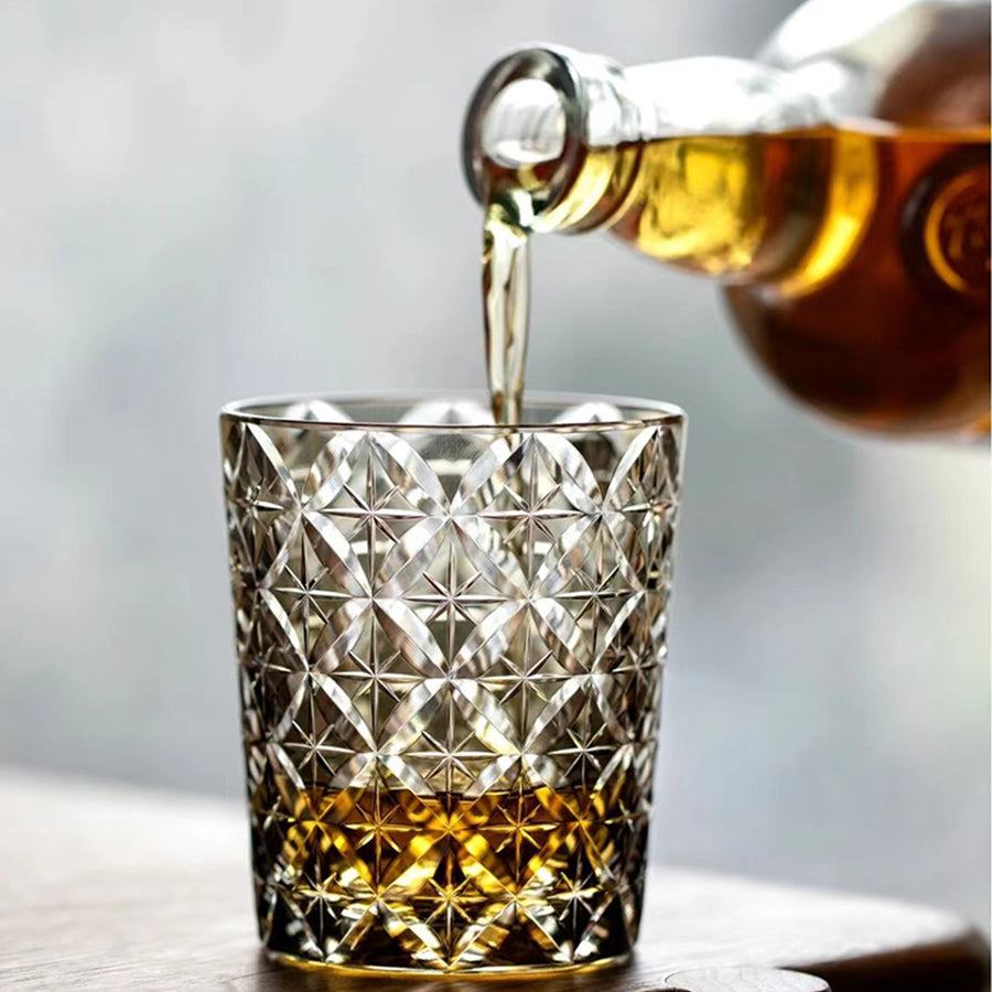VIANASA'S Shippou Edo Kiriko Whiskey Glass - Goglasscup