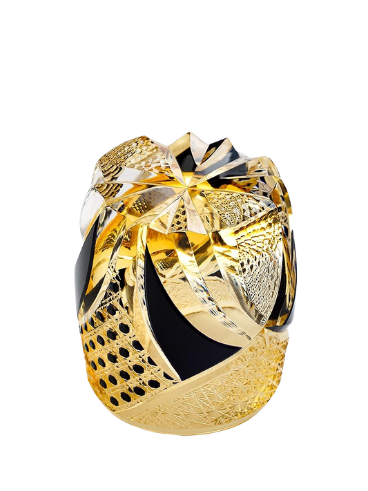 GOGLASSCUP Golden Samurai Edo Kiriko Glass (New version)