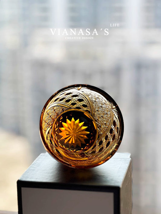 VIANASA'S Cold Rainy Night Crystal Glass-Limited Edition GoGlassCup