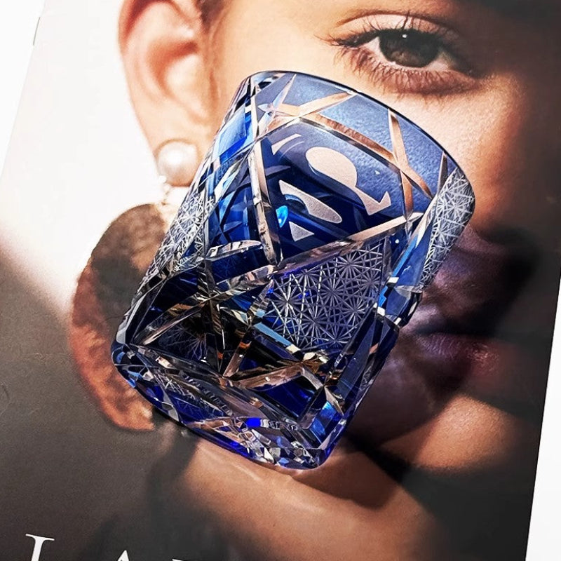 VIANASA'S Superman Returns Edo Kiriko Whiskey Glass - Goglasscup