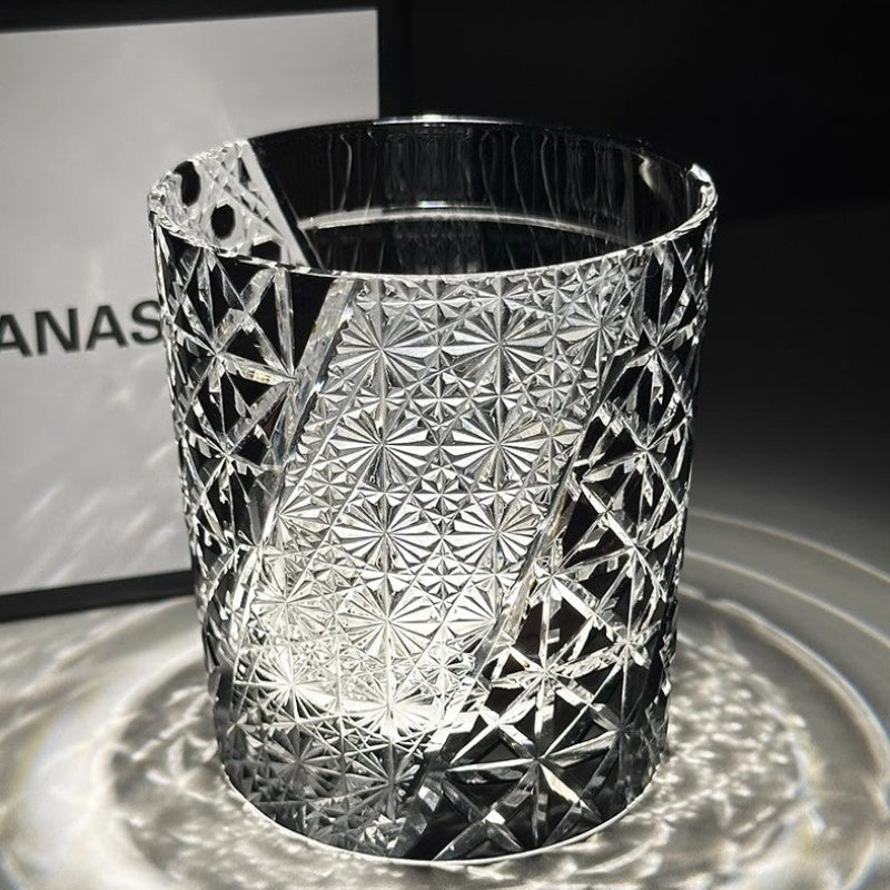 VIANASA'S Retro July Night Edo Kiriko Whiskey Glass Goglasscup