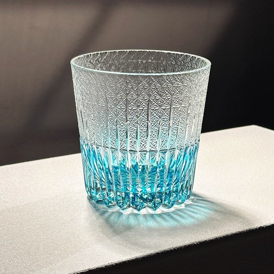 VIANASA'S Northern Lights Edo Kiriko Crystal Whiskey Glass GoGlassCup