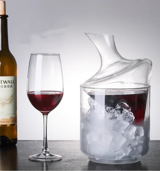 VIANASA'S Bevel Iced Wine Decanter(Mulled wine is available) - Goglasscup