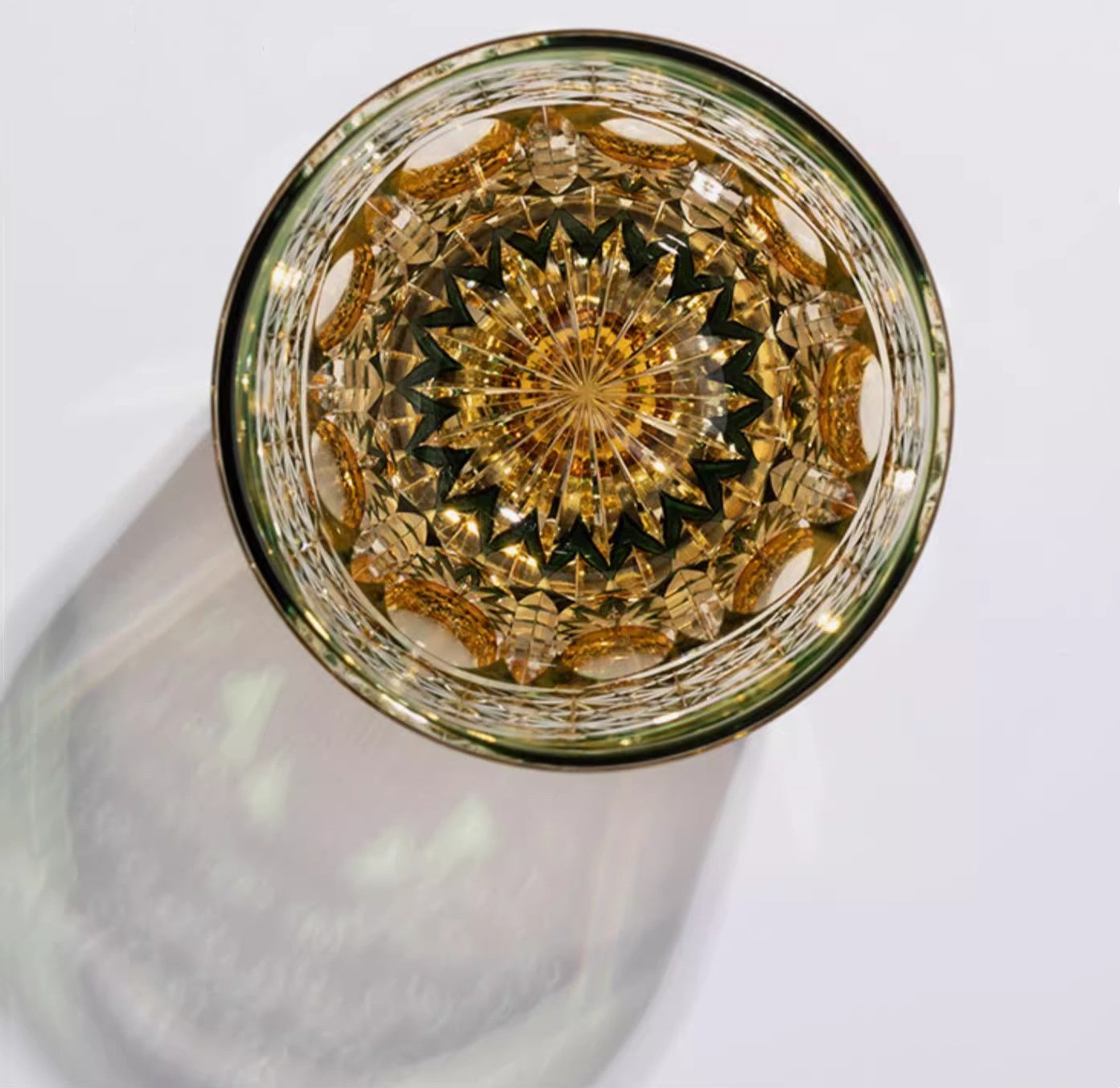 KAGAMI Edo Kiriko Morning Light Whiskey Glass - Goglasscup