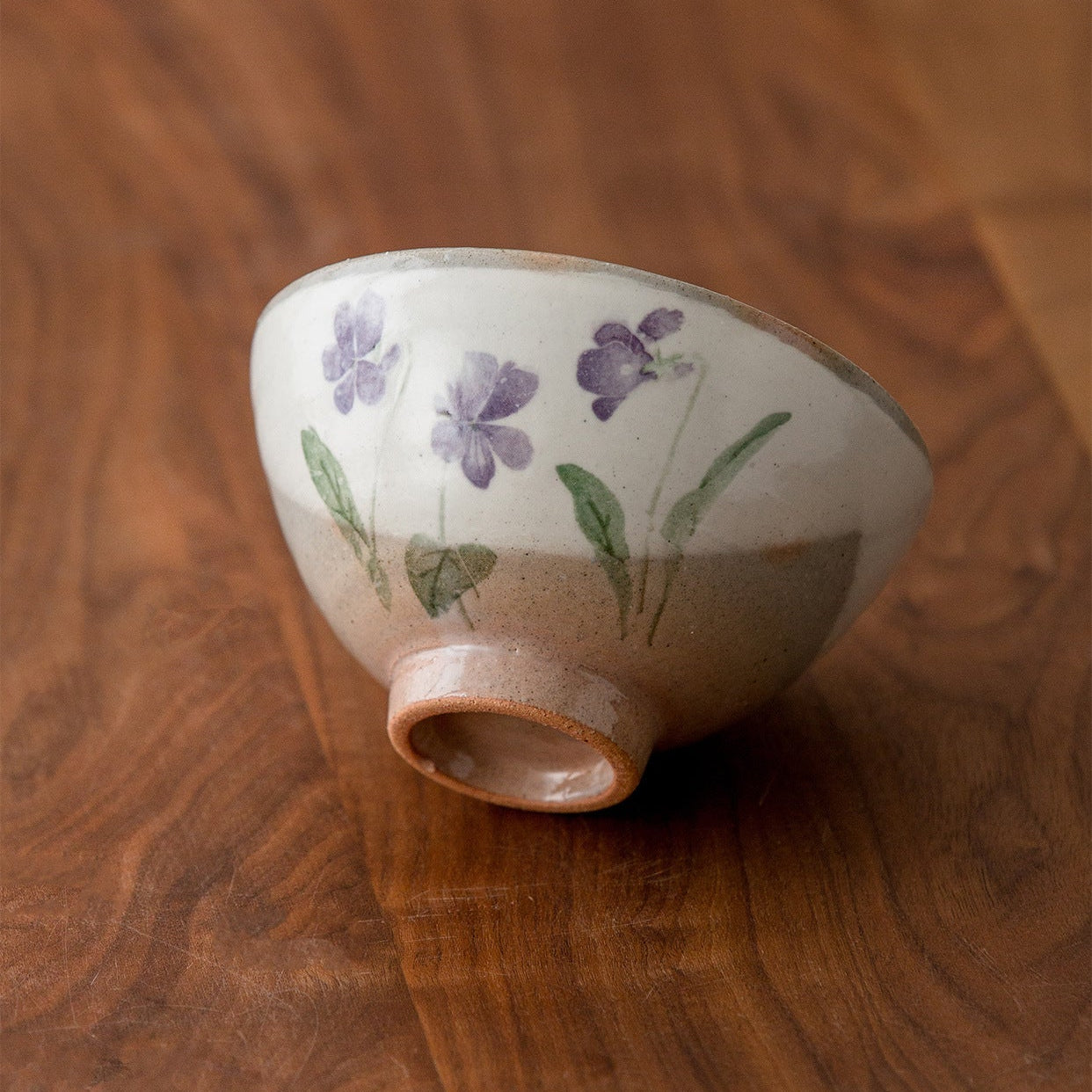 Japanese Handcrafted Mino Ware Rustic Style Bowls Set Of Five