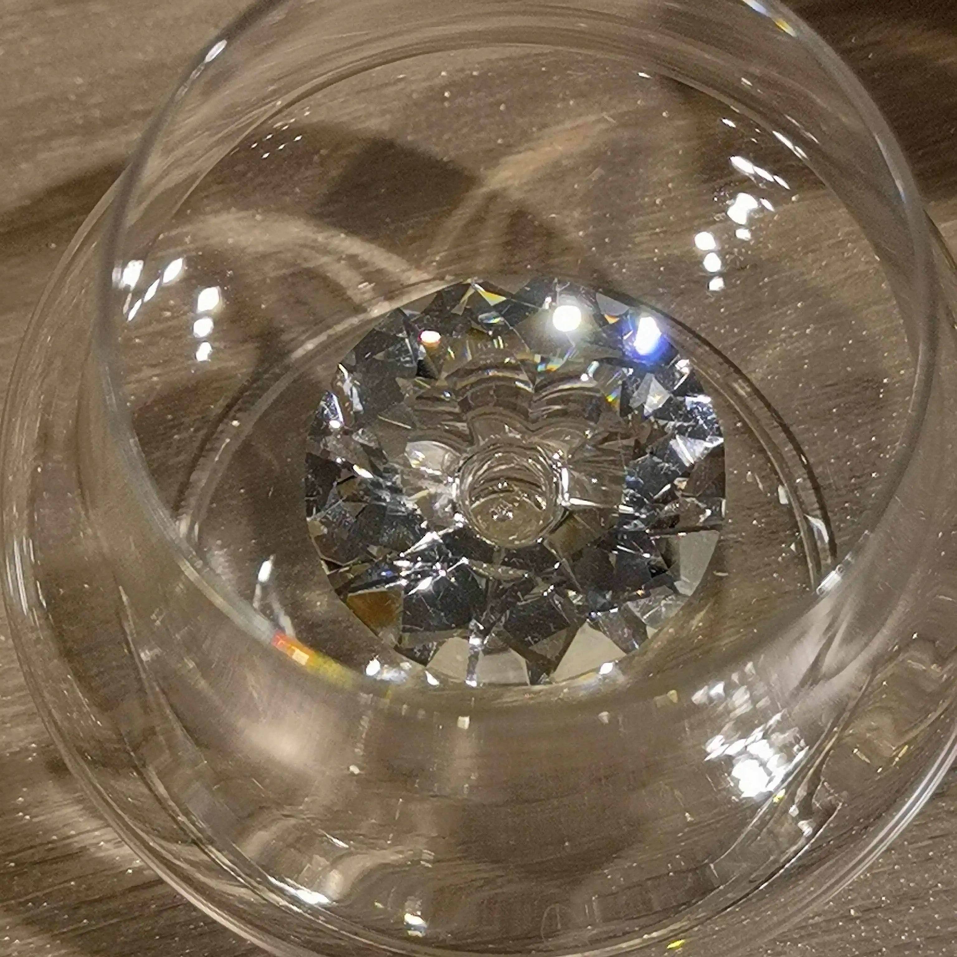 Diamond Champagne Flute Set of 2 Goglasscup