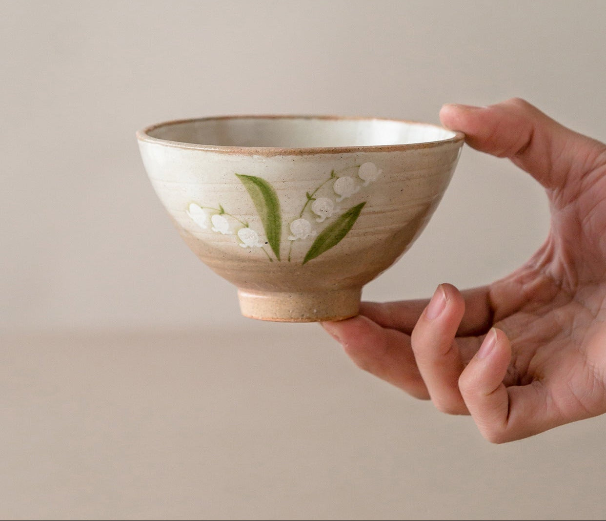 Japanese Handcrafted Mino Ware Rustic Style Bowls Set Of Five