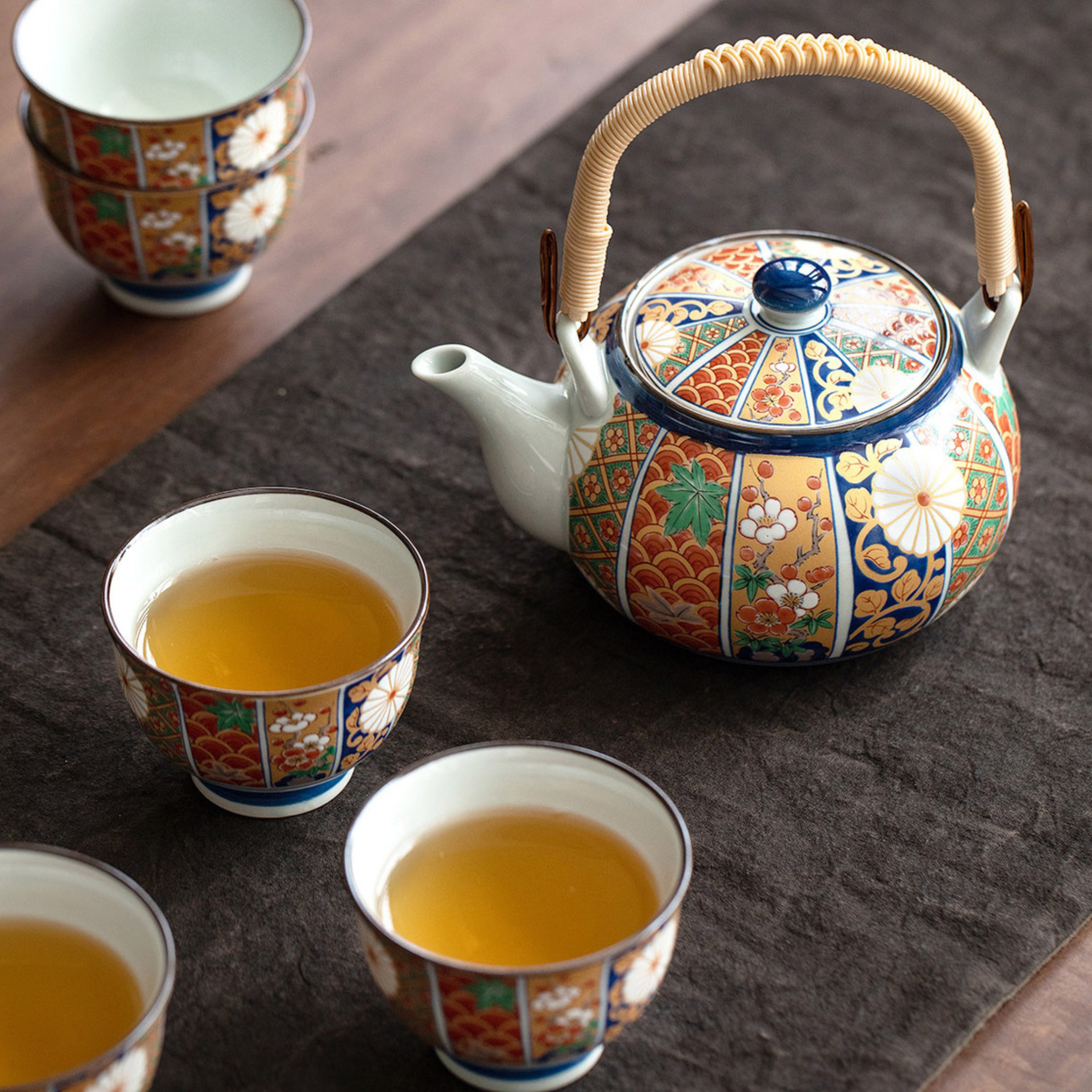 Japanese Imari Series Handcrafted Tea Cups