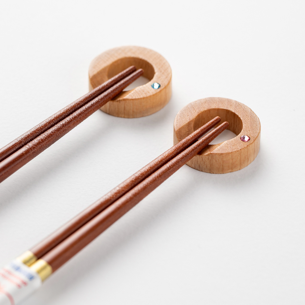 ISHIDA Japanese Wedding Gift Set Handcrafted Chopsticks GoGlassCup