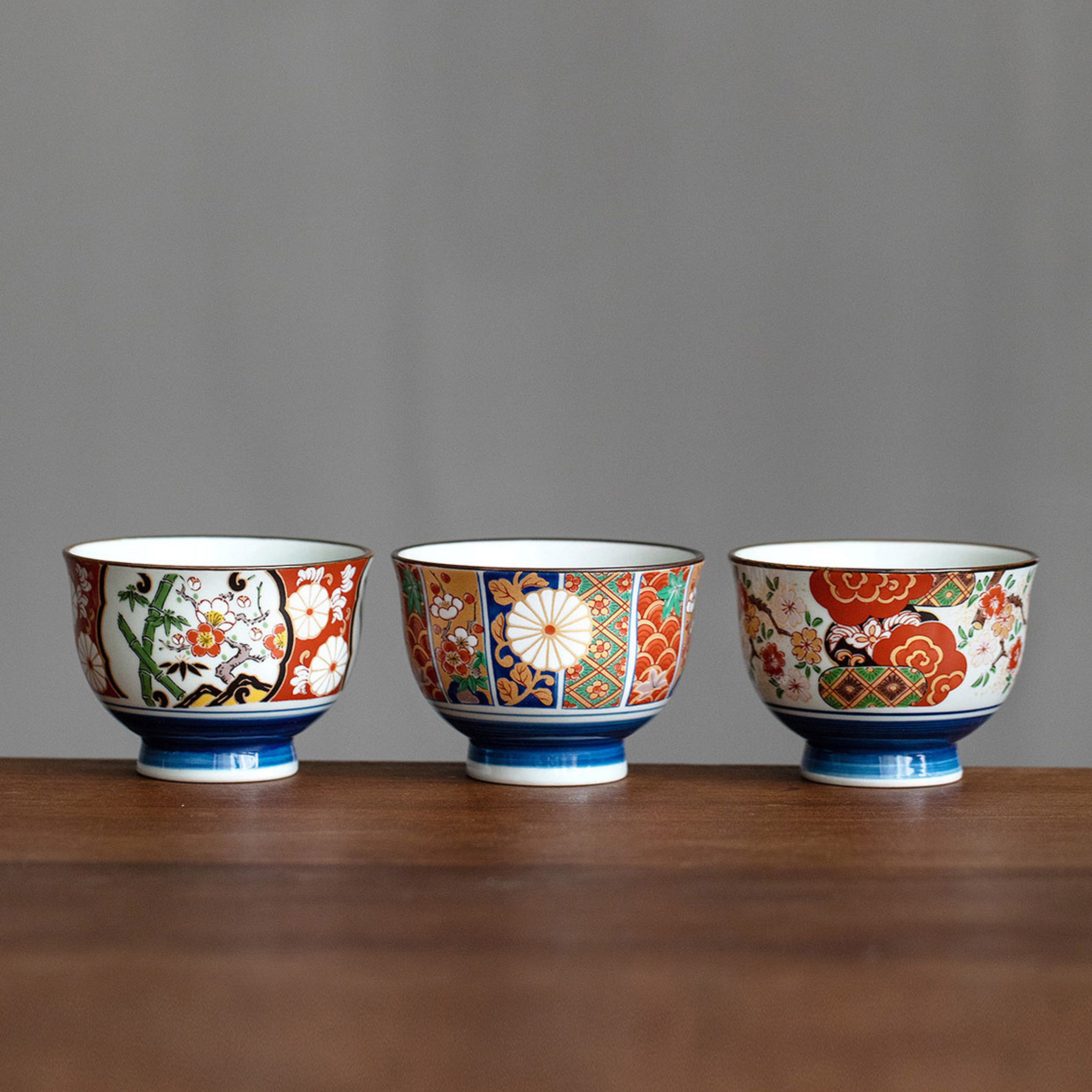 Japanese Imari Series Handcrafted Tea Cups